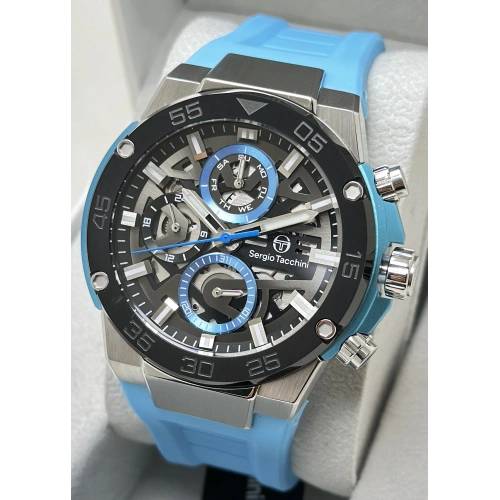 Sergio Tacchini Silikon Kordon Foknsiyonlu Erkek Kol Saati