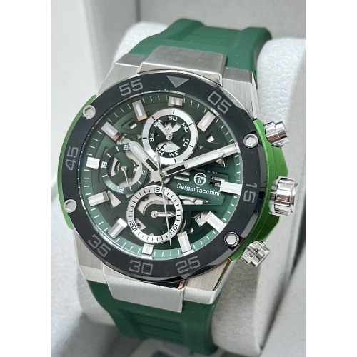 Sergio Tacchini Silikon Kordon Foknsiyonlu Erkek Kol Saati