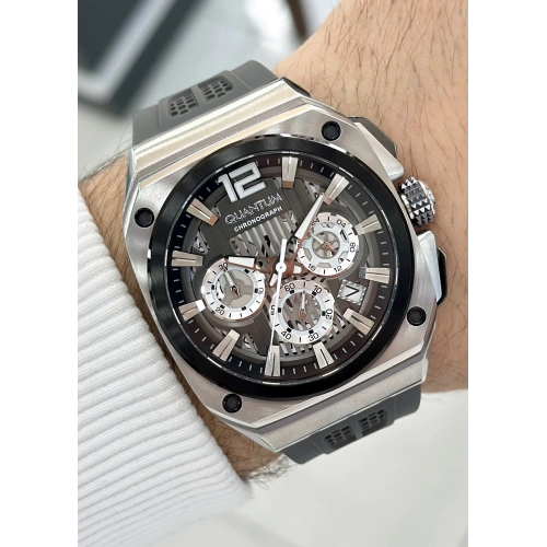 Quantum Orijinal 2 Yıl Garantili Su Geçirmez Silikon Kordon Fonksiyonlu Erkek Kol Saati