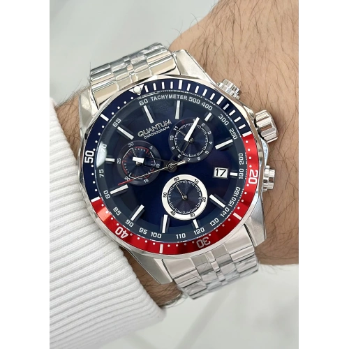 Quantum Çelik Kordon Fonksiyonlu Su Geçirmez Erkek Kol Saati