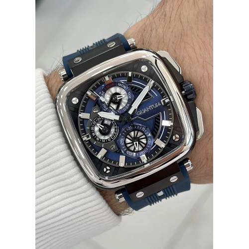 Quantum Lacivert Silikon Kordon Fonksiyonlu Su Geçirmez Erkek Kol Saati