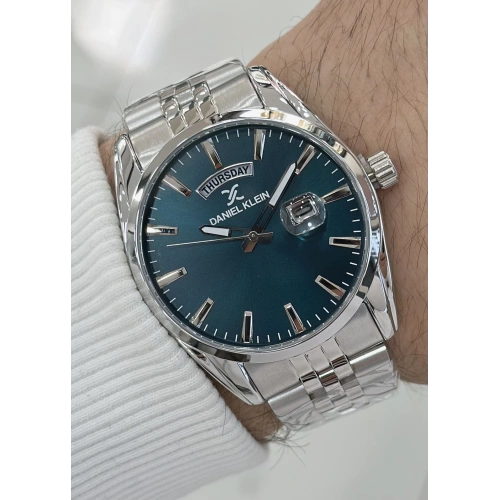 Daniel Klein Paslanmaz Çelik Kordon Takvimli Erkek Kol Saati Su Geçirmez