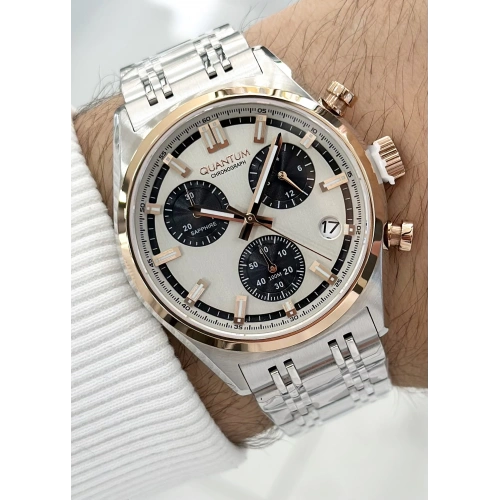 Quantum Çelik Kordon Fonksiyonlu Erkek Kol Saati