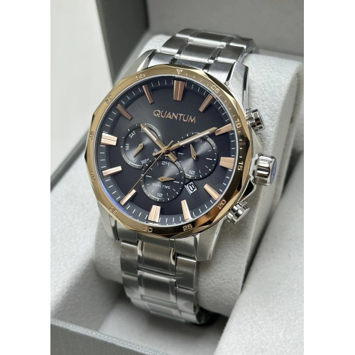 Quantum Orijinal 2 Yıl Garantili Su Geçirmez Çelik Kordon Fonksiyonlu Erkek Kol Saati
