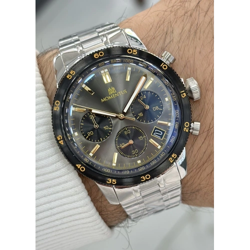 Momentus Orijinal Çelik Kordon Erkek Kol Saati