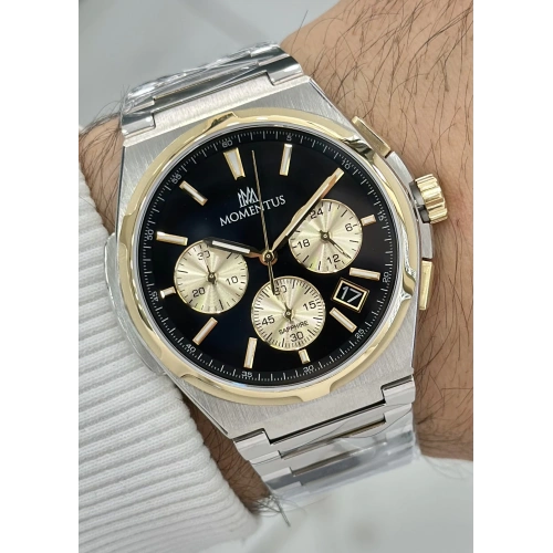 Momentus ILKSM390T-04SG Orijinal Çelik Kordon Erkek Kol Saati