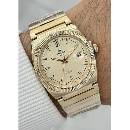 Hislon ILKCL211G-08SG Orijinal Çelik Kordon Erkek Kol Saati