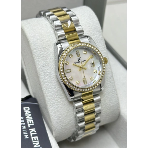 Daniel Klein Orijinal 2 Yıl Garantili Sedef Kadran Çelik Kordon Kadın Kol Saati ILK10108M3