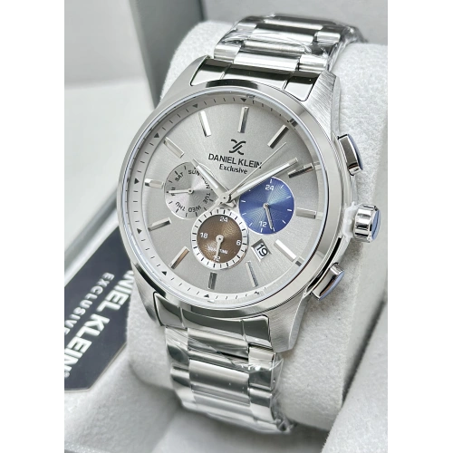 Daniel Klein Orijinal 2 Yıl Garantili Su Geçirmez Çelik Kordon Fonksiyonlu Erkek Kol Saati