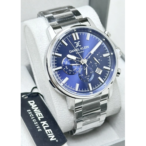 Daniel Klein Orijinal 2 Yıl Garantili Su Geçirmez Çelik Kordon Fonksiyonlu Erkek Kol Saati