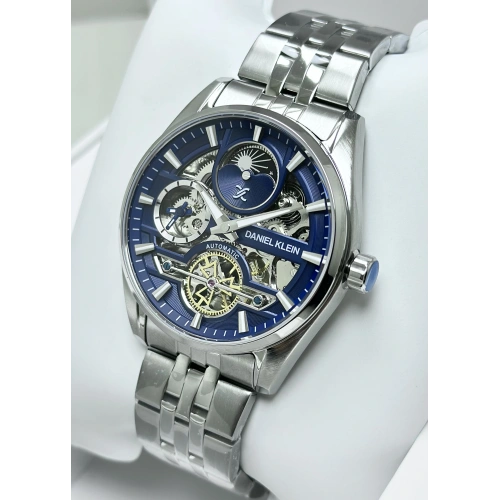 Daniel Klein Orijinal 2 Yıl Garantili Su Geçirmez Metal Kordon Otomatik Erkek Kol Saati ILK14266K4