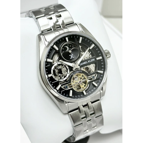 Daniel Klein Orijinal 2 Yıl Garantili Su Geçirmez Metal Kordon Otomatik Erkek Kol Saati ILK14266F2