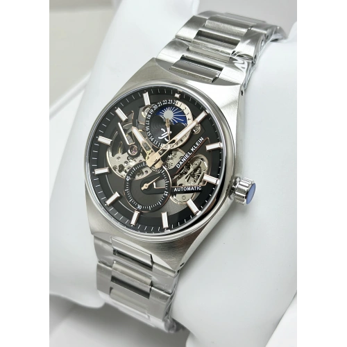 Daniel Klein Orijinal 2 Yıl Garantili Su Geçirmez Metal Kordon Otomatik Erkek Kol Saati ILK14269N3