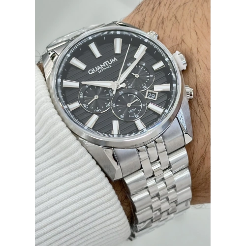 Qunatum Orijinal 2 Yıl Garantili Su Geçirmez Çelik Kordon Fonksiyonlu Erkek Kol Saati