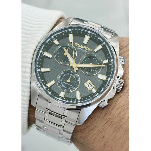 Quantum Orijinal 2 Yıl Garantili Su Geçirmez Çelik Kordon Fonksiyonlu Erkek Kol Saati