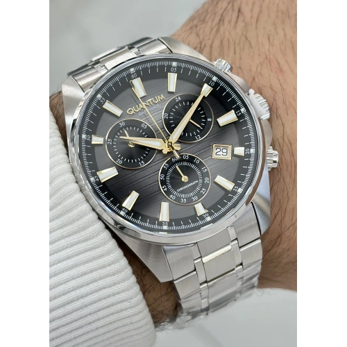 Quantum Orijinal 2 Yıl Garantili Su Geçirmez Çelik Kordon Fonksiyonlu Erkek Kol Saati