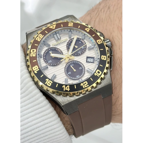 Qunatum Orijinal 2 Yıl Garantili Su Geçirmez Silikon Kordon Fonksiyonlu Erkek Kol Saati