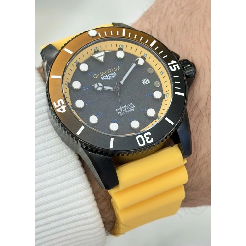 Qunatum Orijinal 2 Yıl Garantili Otomatik Su Geçirmez Çelik Kordon Erkek Kol Saati