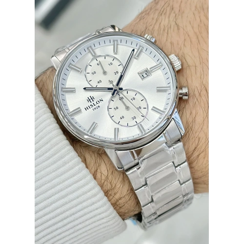 Hislon Orijinal Çelik Kordon Erkek Kol Saati ILKMS200S-02SS
