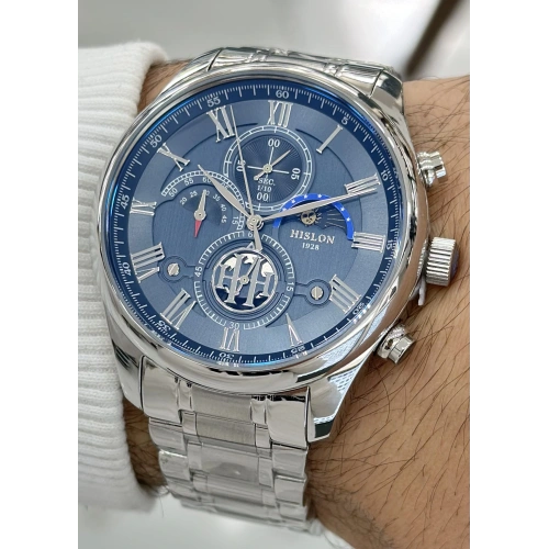 Hislon Orijinal Çelik Kordon Erkek Kol Saati ILKTM113S-11SS