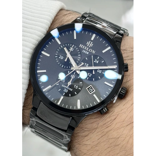 Hislon Orijinal Çelik Kordon Erkek Kol Saati ILKMS110B-04BS