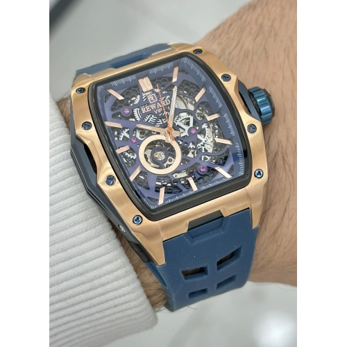 Reward Silikon Kordon Otomatik Erkek Kol Saati Su Geçirmez 2 Yıl Garantili