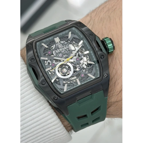 Reward Silikon Kordon Otomatik Erkek Kol Saati Su Geçirmez 2 Yıl Garantili