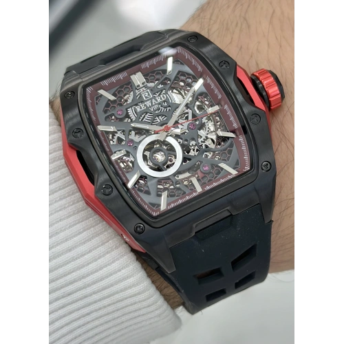 Reward Silikon Kordon Otomatik Erkek Kol Saati Su Geçirmez 2 Yıl Garantili