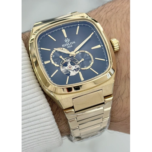 Hislon Orijinal Çelik Kordon Otomatik Erkek Kol Saati ILKSD218G-16SG