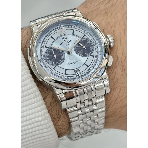 Hislon Orijinal Çelik Kordon Erkek Kol Saati ILKMS164S-10SS