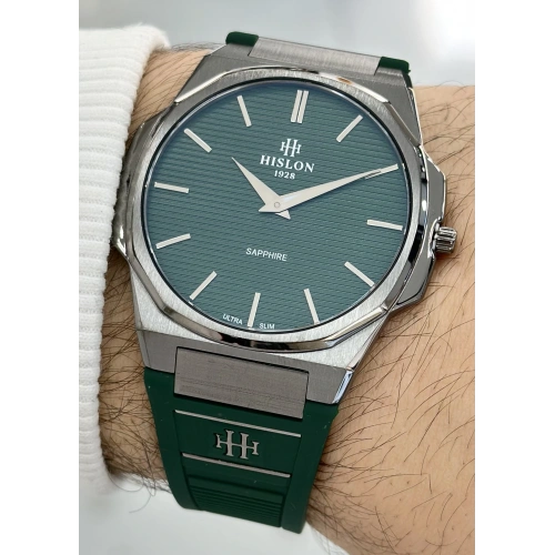 Hislon Orijinal Silikon Kordon Ultra Slim Erkek Kol Saati ILKCL127N-15YN
