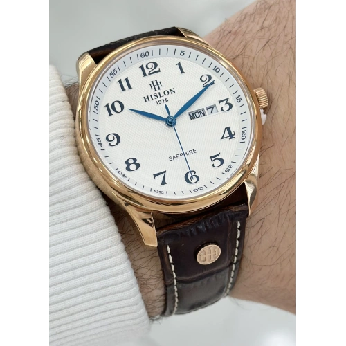 Hislon Orijinal Deri Kordon Su Geçirmez Erkek Kol Saati ILKCL113R-01KR