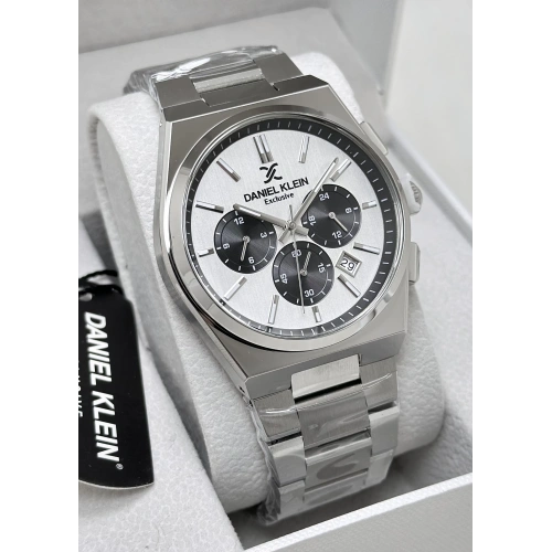 Daniel Klein Orijinal 2 Yıl Garantili Su Geçirmez Çelik Kordon Fonksiyonlu Erkek Kol Saati ILK105K3