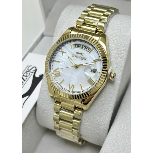 Slazenger Orijinal 2 Yıl Garantili Sedef kadran Kadın Kol Saati