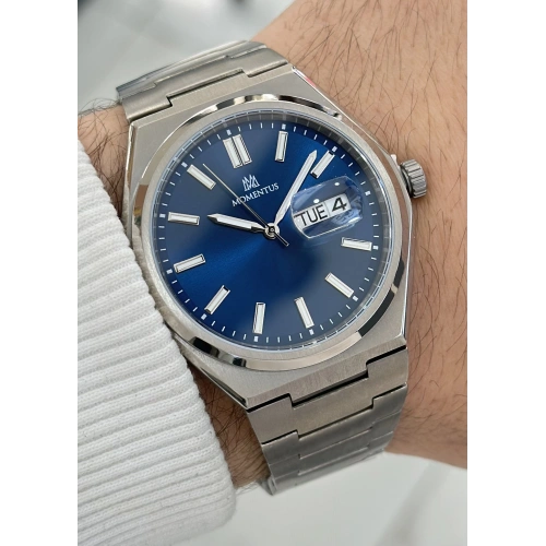 Momentus Lacivert Kadran Titanyum kordon 5ATM Su Geçirmezlik Erkek Kol Saati ILKCM380S.11SS