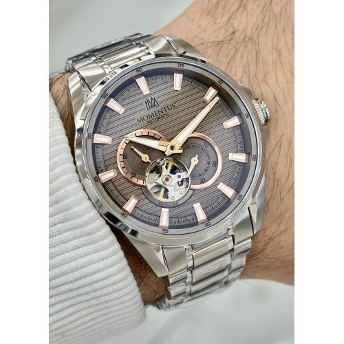 Momentus Otomatik 5ATM Çelik Kordon Paslanmaz Orijinal Erkek Kol Saati ILKMM103S-06SR