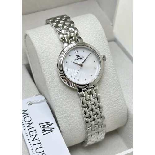 Momentus ILKCW298S-09SS Sedef Katran Çelik Kordon Kadın Kol Saati