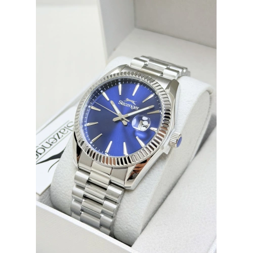 Slazenger Orijinal 2 Yıl Garantili 10ATM Su Geçirmezlik Çelik Kordon Erkek Kol Saati