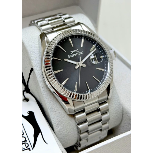 Slazenger Orijinal 2 Yıl Garantili 10ATM Su Geçirmezlik Çelik Kordon Erkek Kol Saati