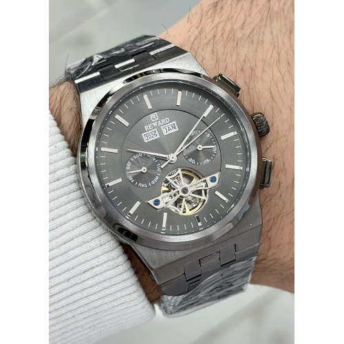 Reward Çelik Kordon Fonksiyonlu Siyah kadran Su Geçirmez Orijinal 2 Yıl Garantili Erkek Kol Saati ILK.97