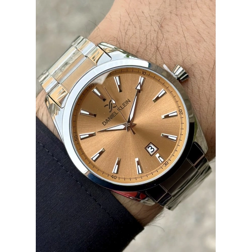 Daniel Klein Çelik Kordon Fonksiyonlu Gümüş Erkek Kol Saati