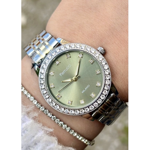 Ferrucci Çelik Kordon Bayan Kol Saati