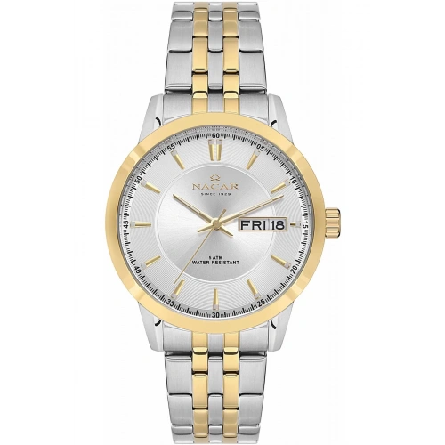 NACAR ÇELİK - SARI METAL ERKEK KOL SAATİ NC21-294740-CSM