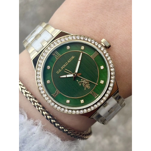 U.S. Polo Assn. USPA2058-02 Altın Çelik Kadın Kol Saati