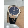 Hislon Orijinal Silikon Kordon Ultra Slim Erkek Kol Saati ILKCL127T-04BR