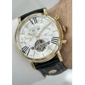 Reward Orijinal 2 Yıl Garantili Siyah Deri Kordon Su Geçirmez Fonksiyonlu Otomatik Erkek Kol Saati ILK.657