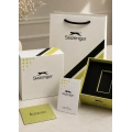 Slazenger Damat Nişan Hediyesi Çelik Kordon Orijinal Su Geçirmez Beyaz Kadran Erkek Kol Saati