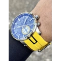 Quantum Sarı Silikon Kordon Erkek Kol Saati