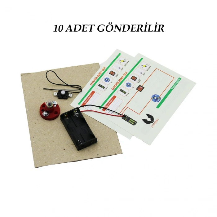 10 ADET ELEKTRİK DENEY SETİ (5324)