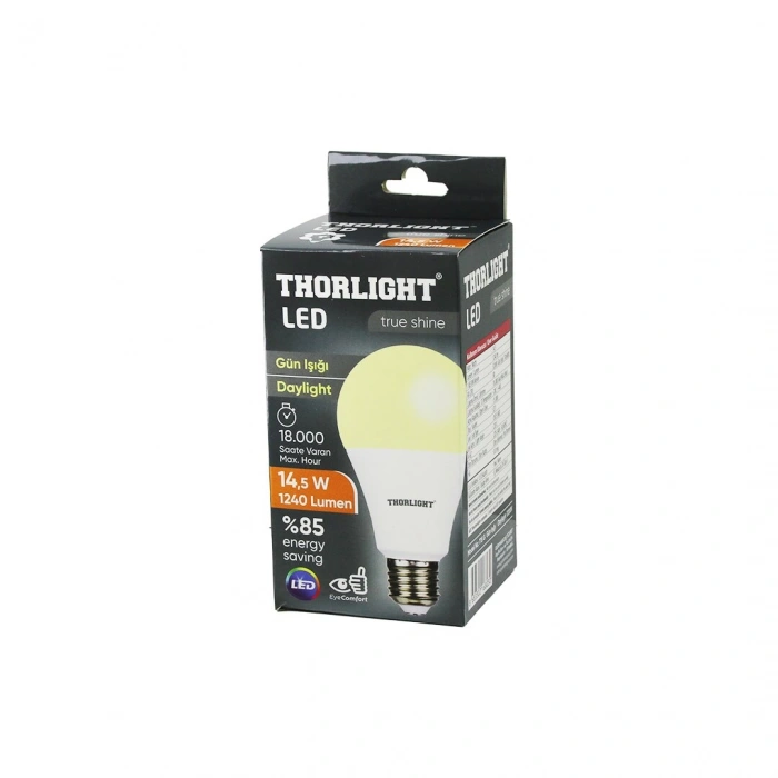 10 ADET THORLIGHT A-70 12B 14.5W E27 GÜNIŞIK LED AMPUL (5324)